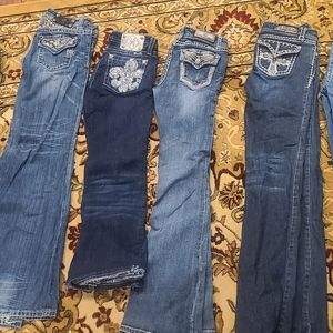 [7] sz 14 girls jeans Miss Me/LA Idol